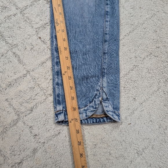 Pilcro Jeans Womens XS Blue Relaxed Pull On Ultra High Rise Slouchy Utility Tape - Picture 6 of 8